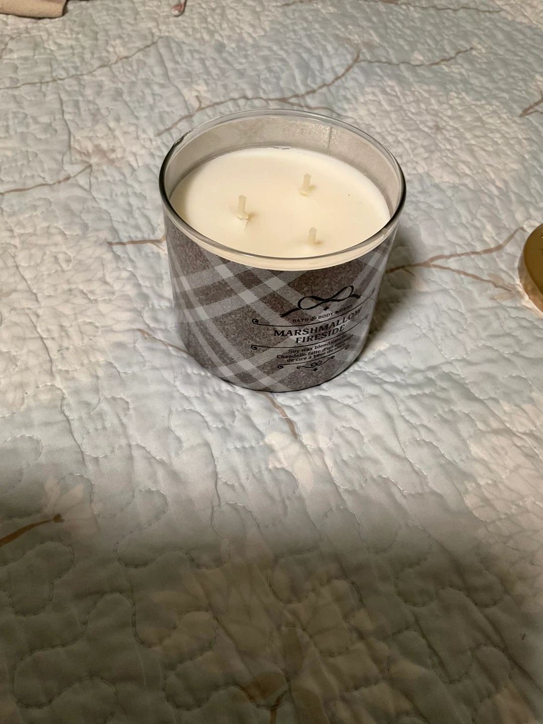 Bath & Body Works Marshmallow Fireside 3-Wick Candle - photo 2