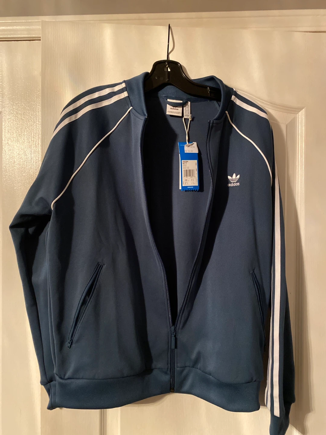 Adidas Superstar Track Jacket Blue White - photo 3