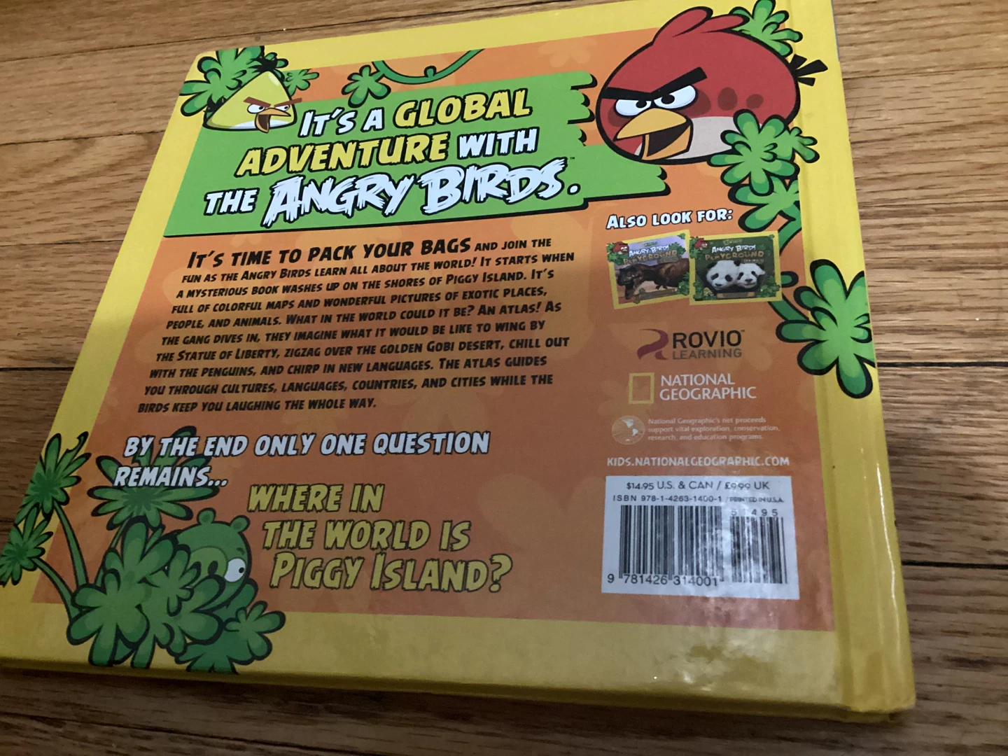 National Geographic Kids Angry Birds Playground Atlas Book - photo 2