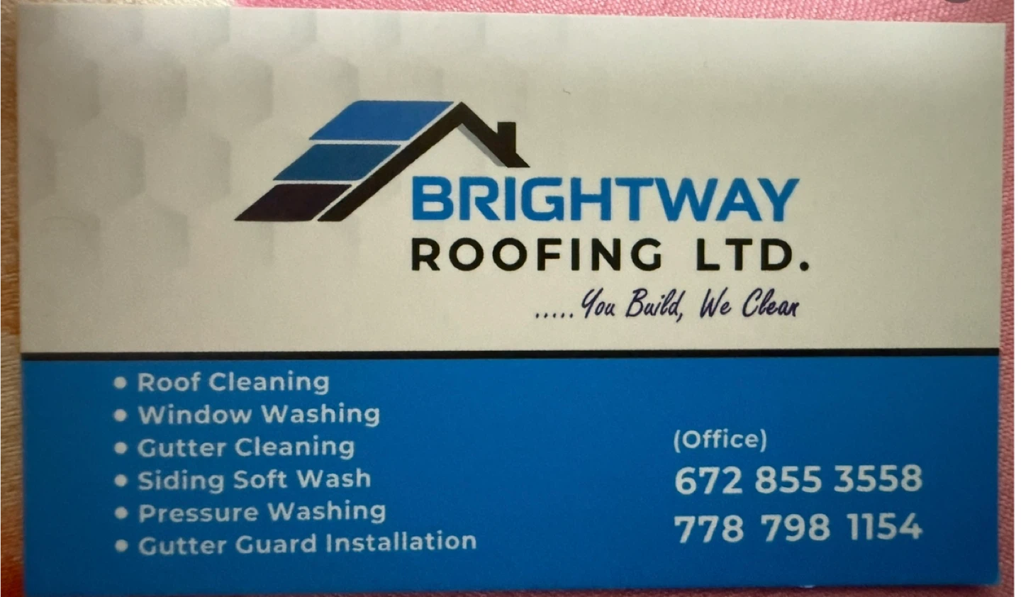 Brightway Roofing Ltd. Business Card