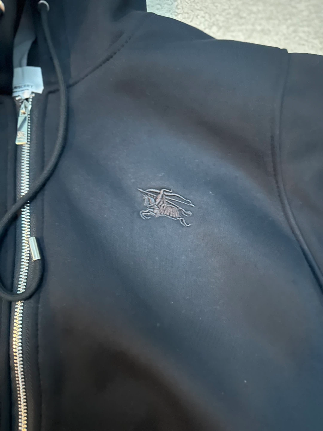 Burberry Black Zip-Up Hoodie - photo 4