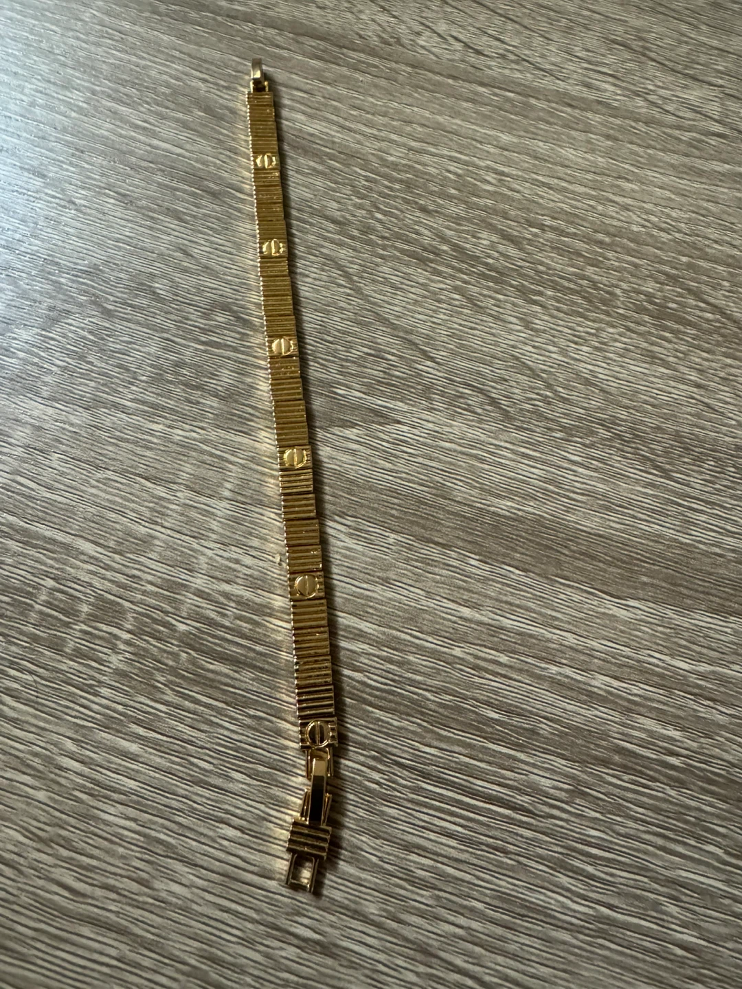 Gold plated new Cartier Tone Bracelet