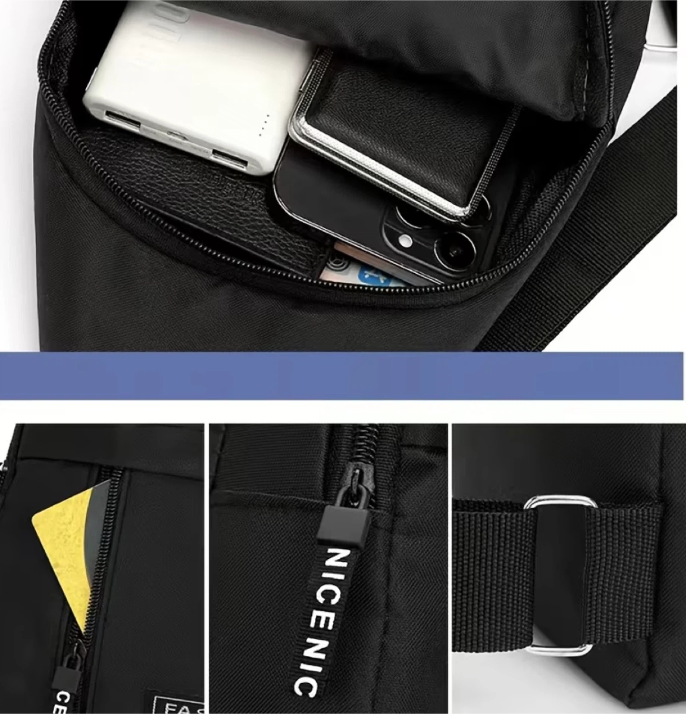 New! Black Sling Bag - photo 2