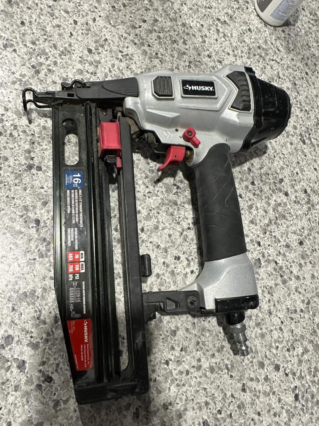 Husky 16-Gauge Straight Finish Nailer