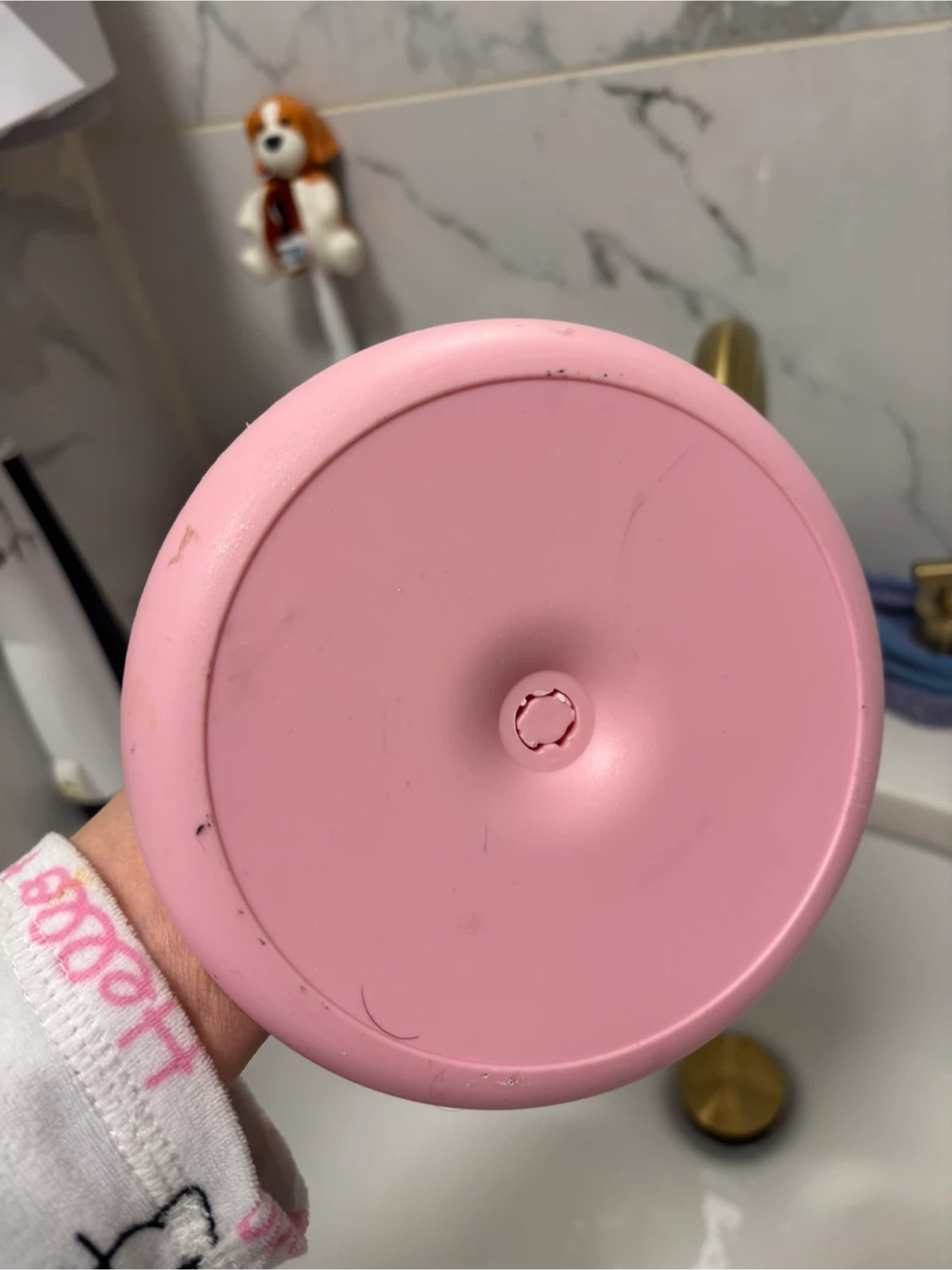 Pink Cat Shape LED Makeup Mirror - photo 3