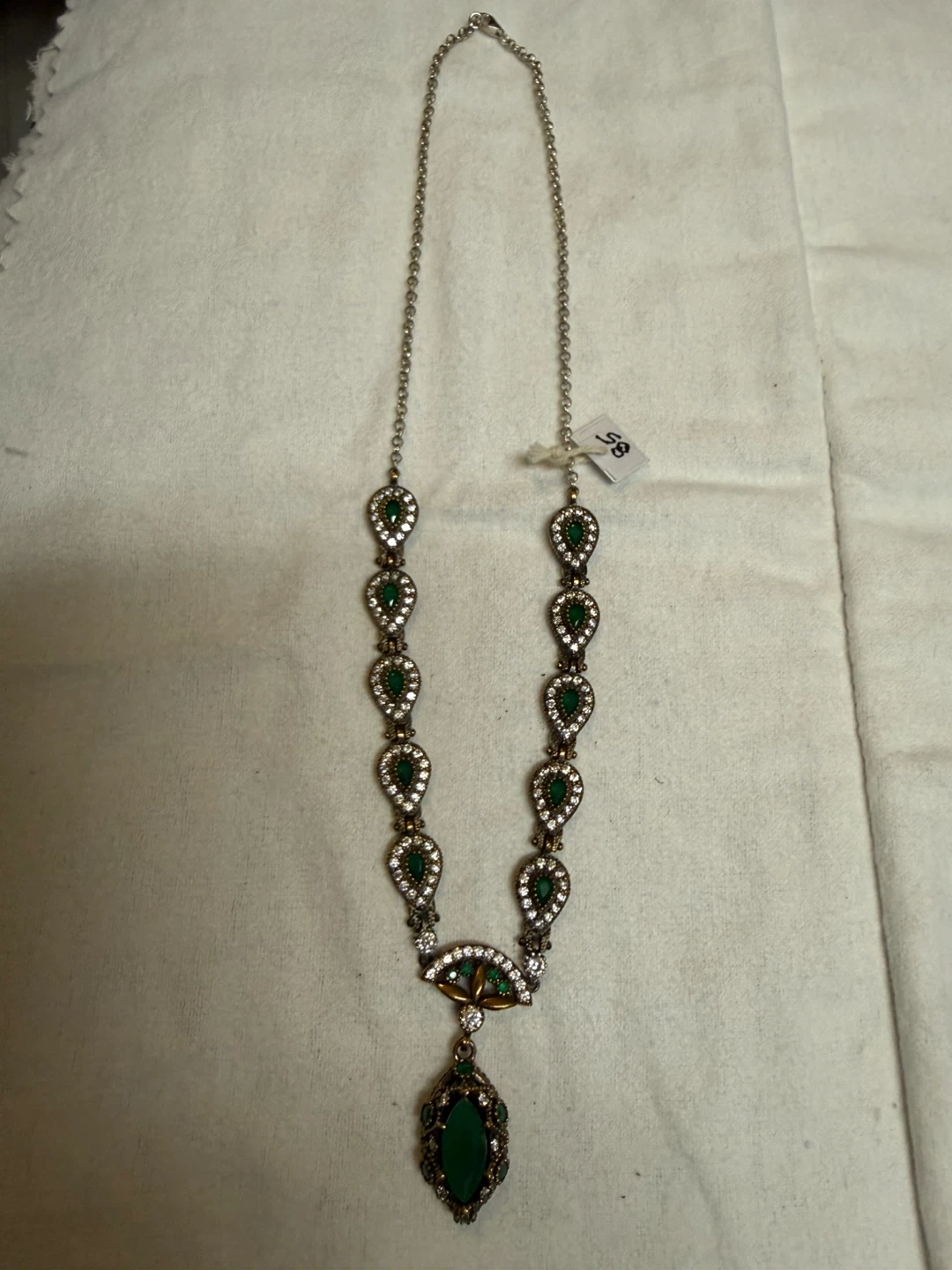 Sterling Silver 925 with Copper 18” Necklace