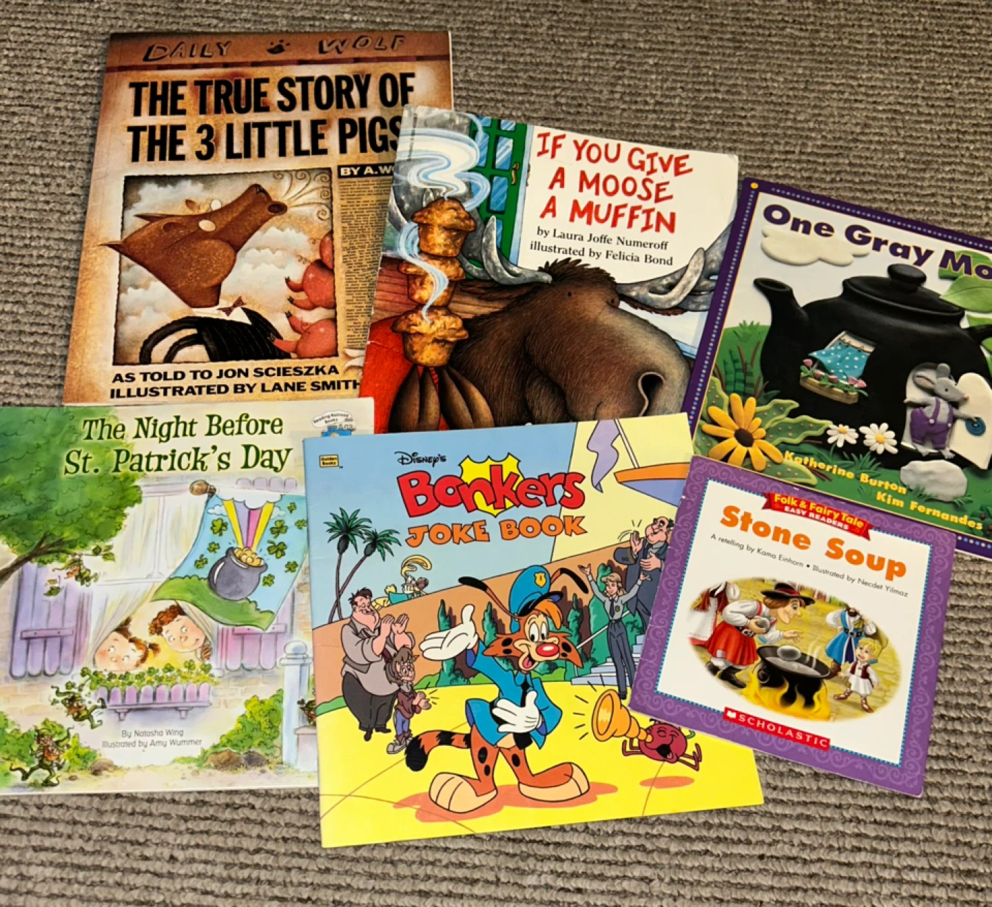 Children's Book Bundle: 6 Titles Including The 3 Little Pigs