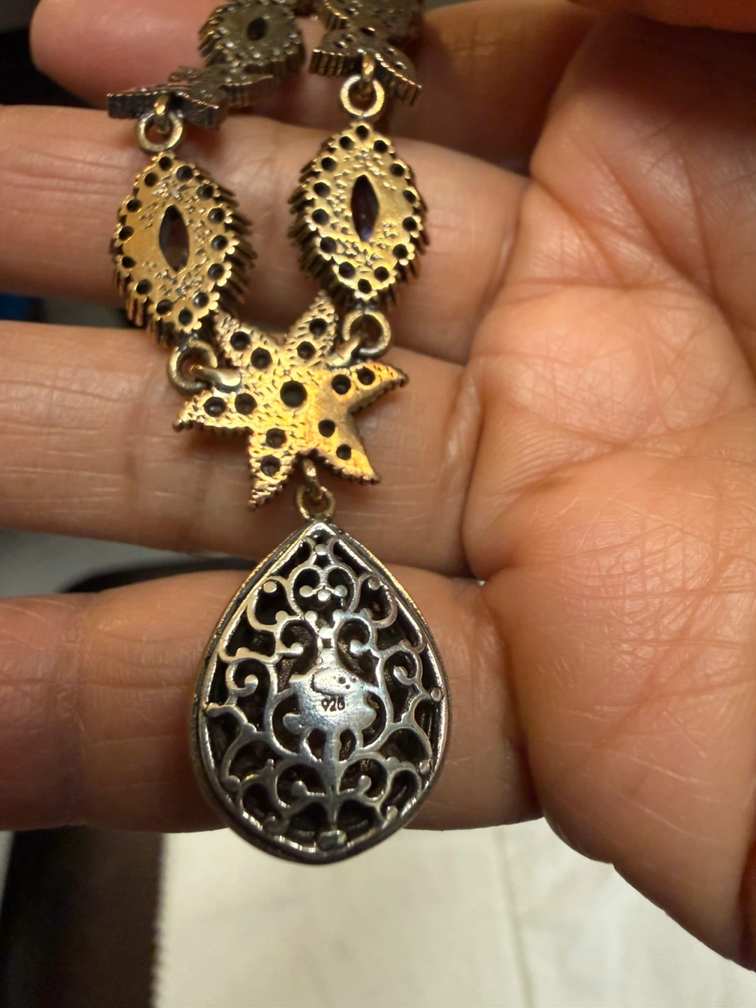 Sterling Silver 925 with Copper 19” Necklace - photo 4