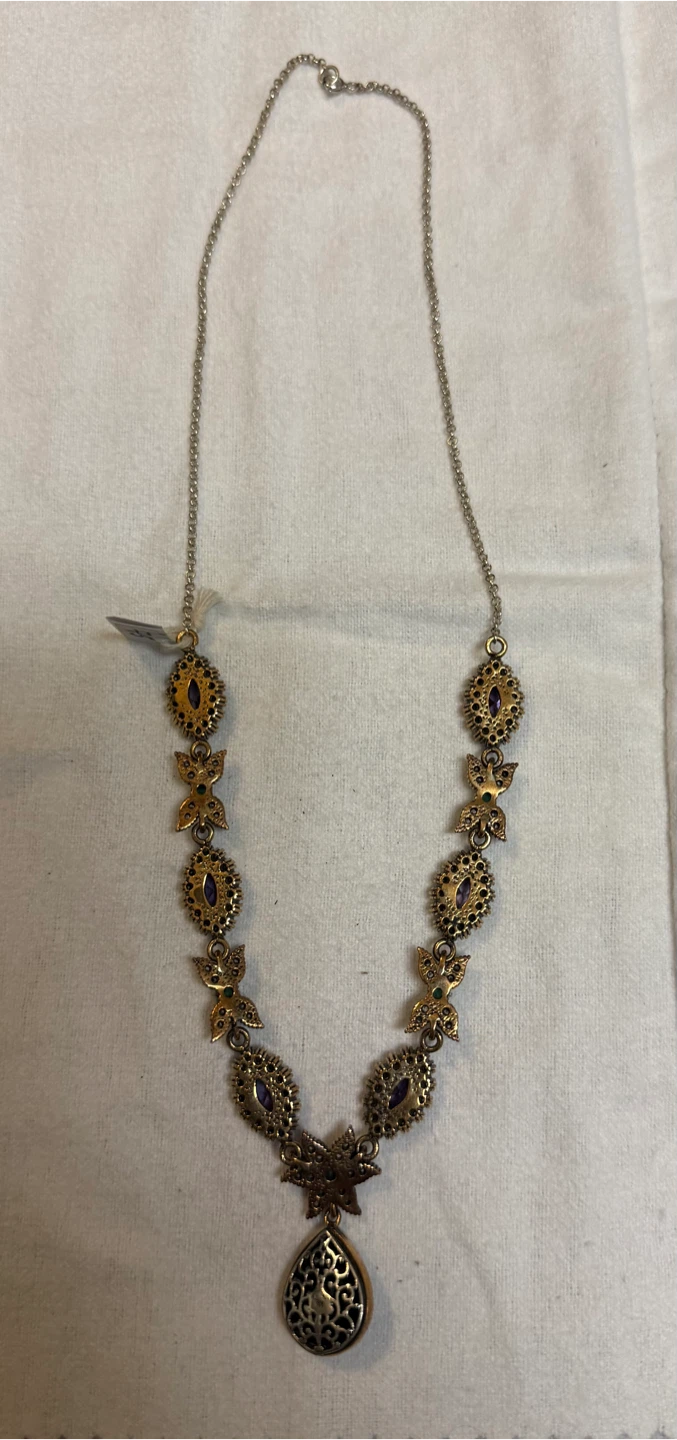 Sterling Silver 925 with Copper 19” Necklace - photo 2