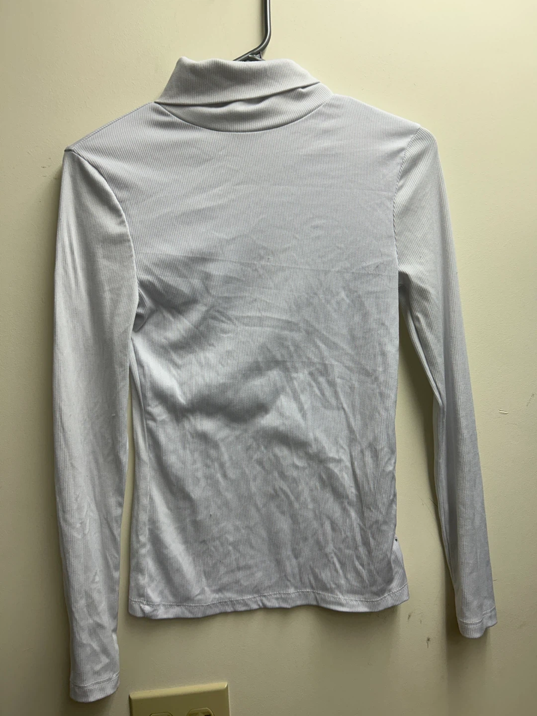 Women's Ribbed Turtleneck Long Sleeve Top
