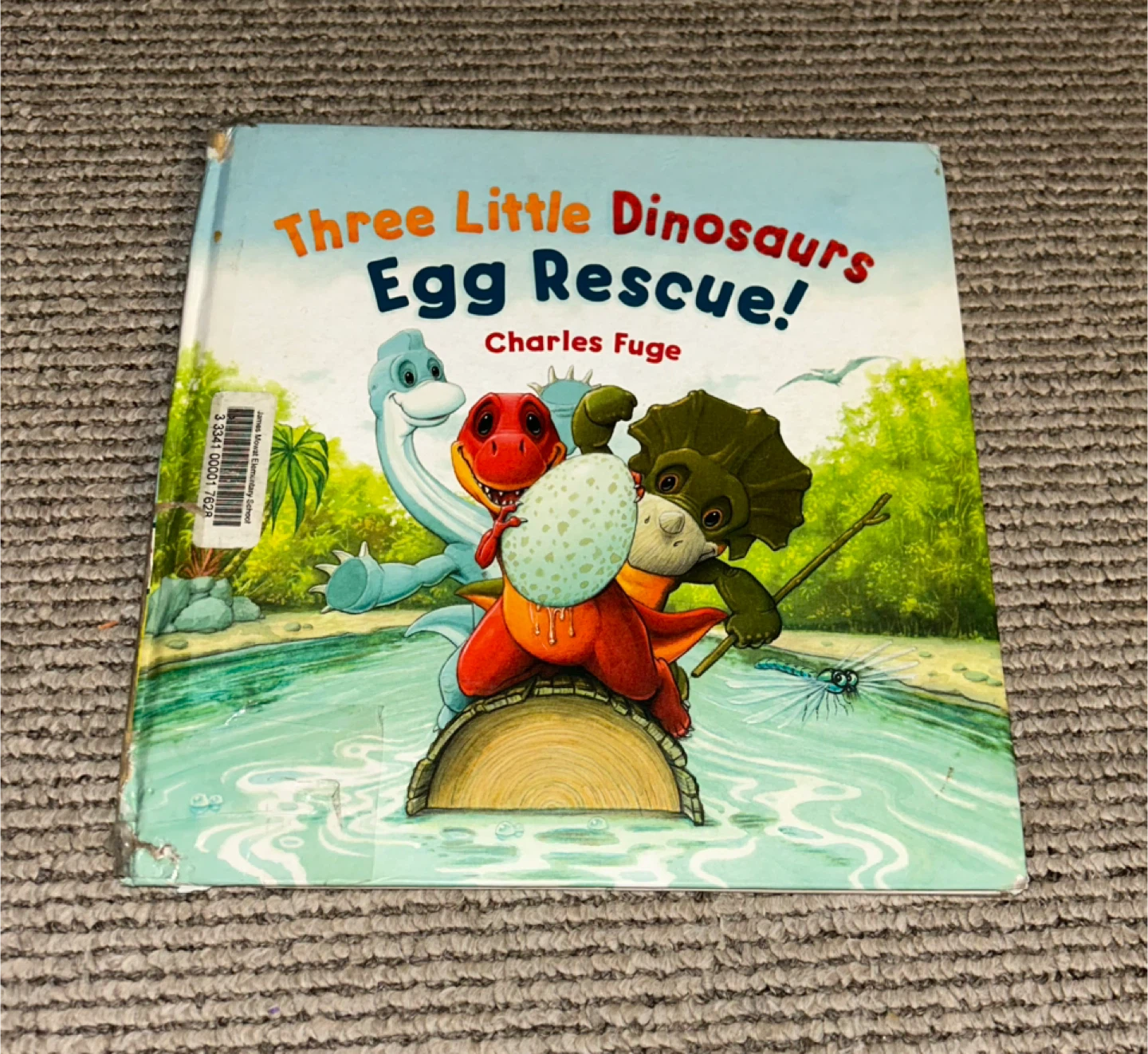Three Little Dinosaurs Egg Rescue! Children's Book