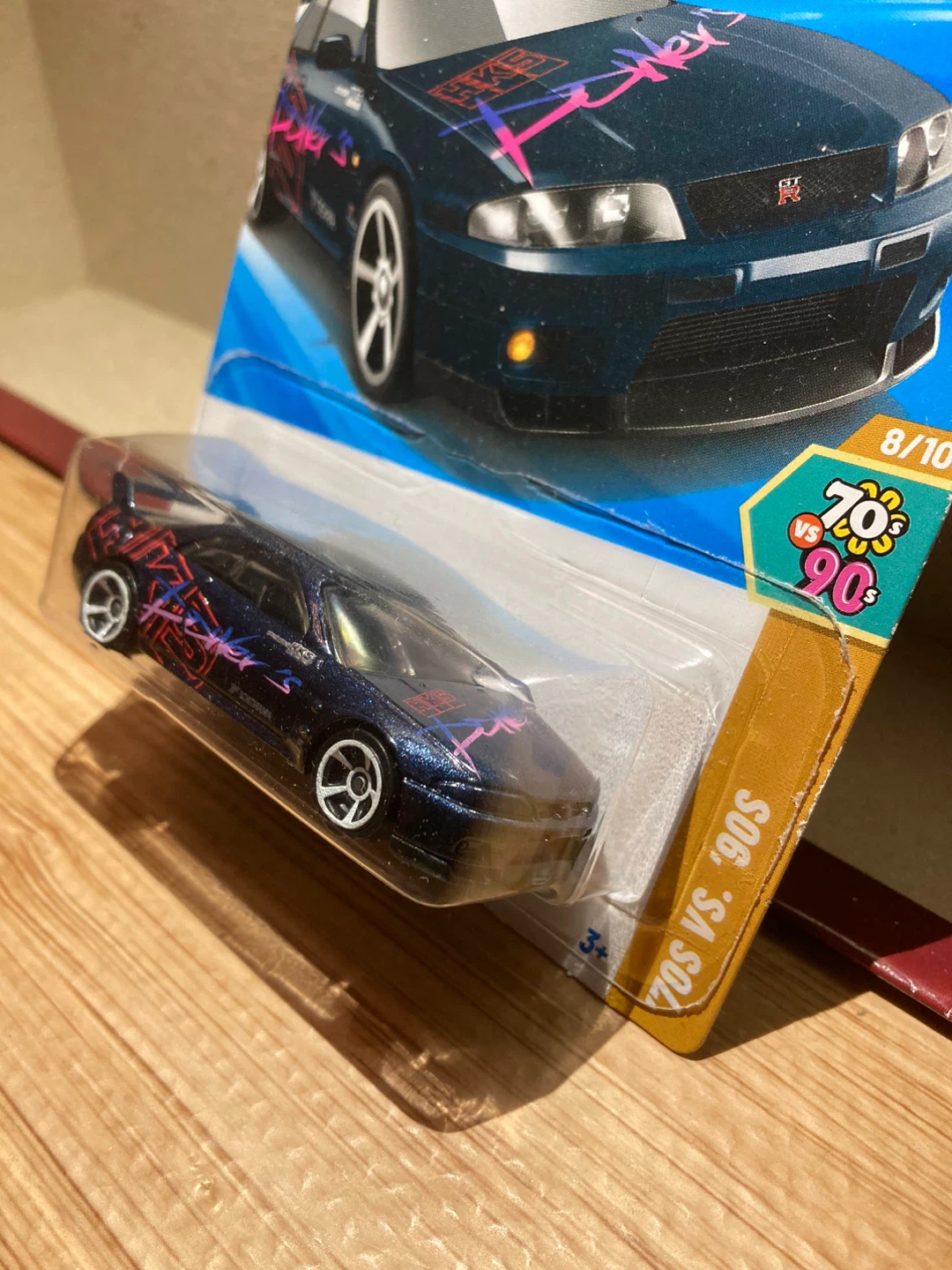 Hot Wheels / Nissan Skyline GT-R BCNR33 / Dark Blue - photo 2