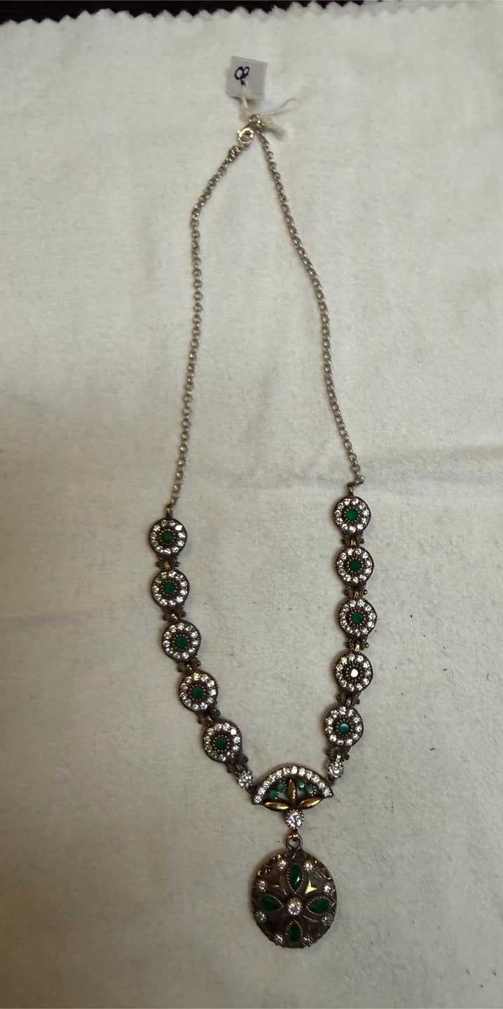 Vintage Turkish Style 925 16”Necklace