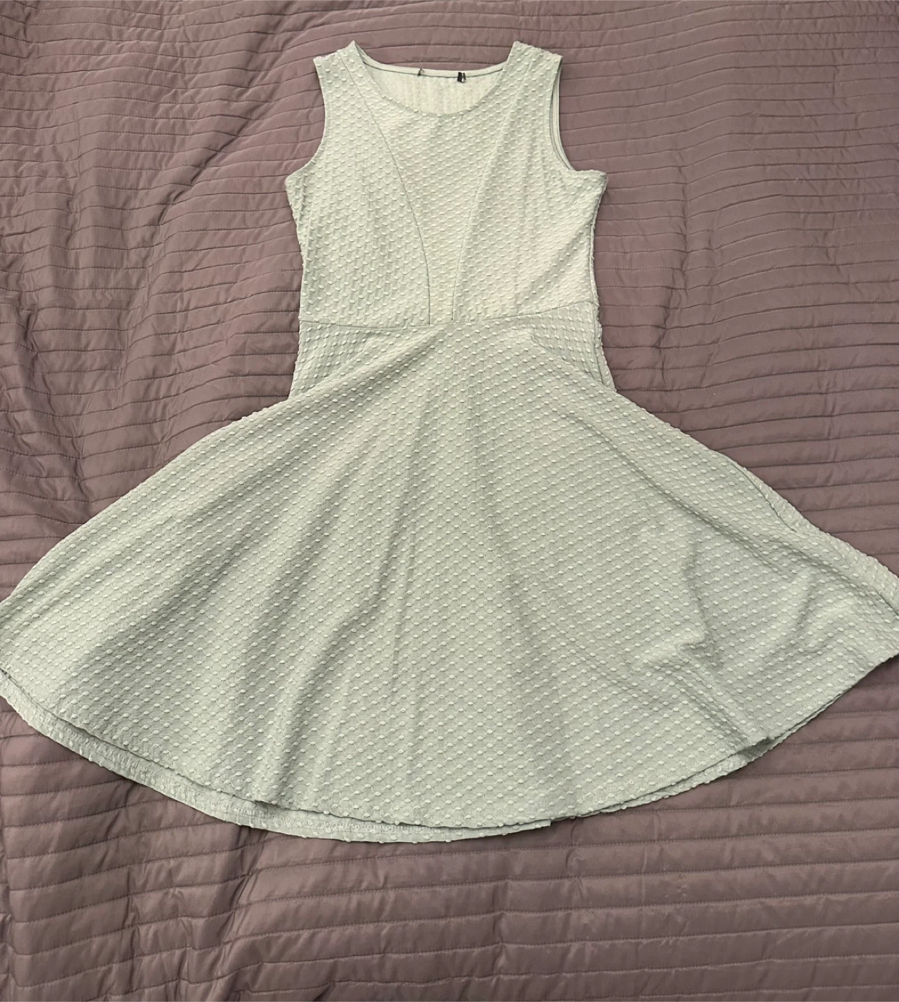 Mint Green Textured Dress