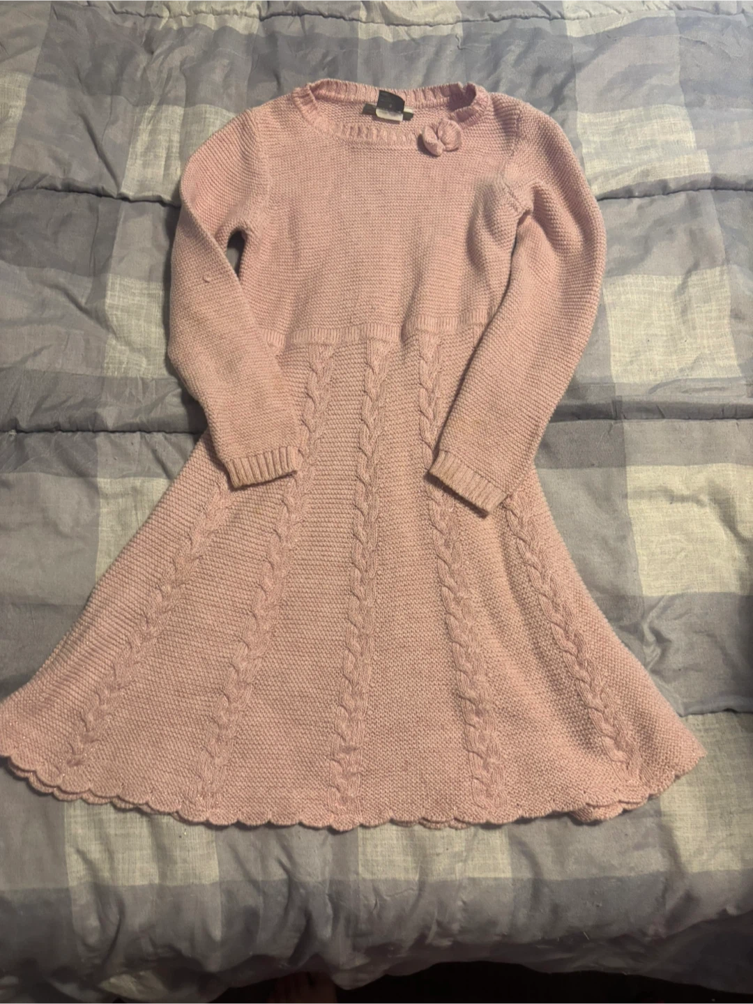 Rococo Pink Knit Sweater Dress Size 4