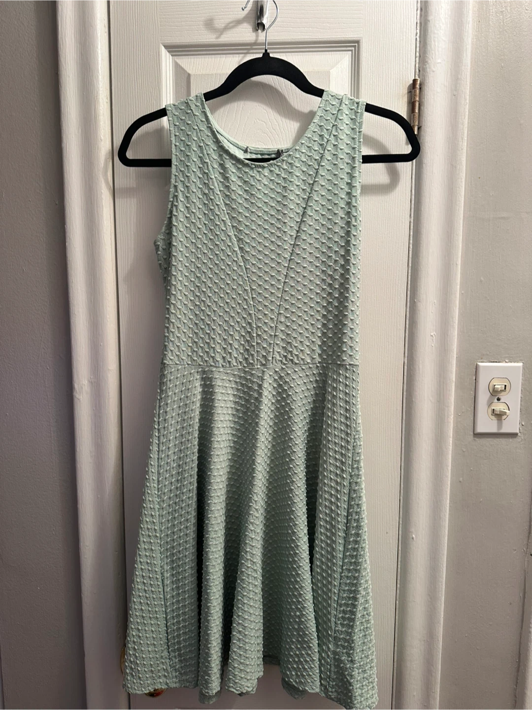 Mint Green Textured Dress - photo 4