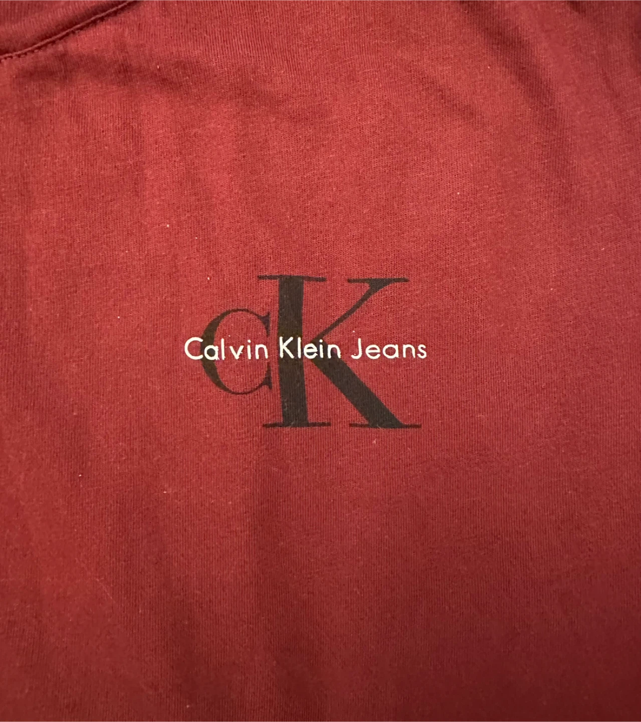Calvin Klein Jeans Cropped T-Shirt - Size M - photo 4