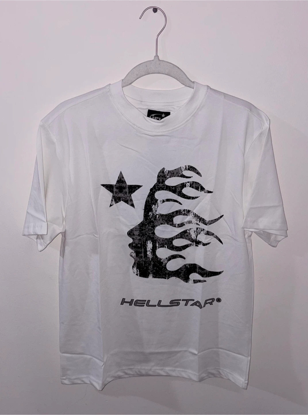 Hellstar White T-Shirt with Graphic Print