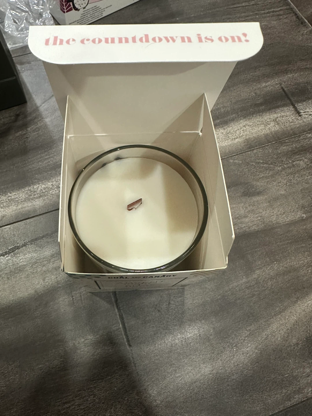 Coal and Canary Advent Nights Xmas Lights Scented Candle