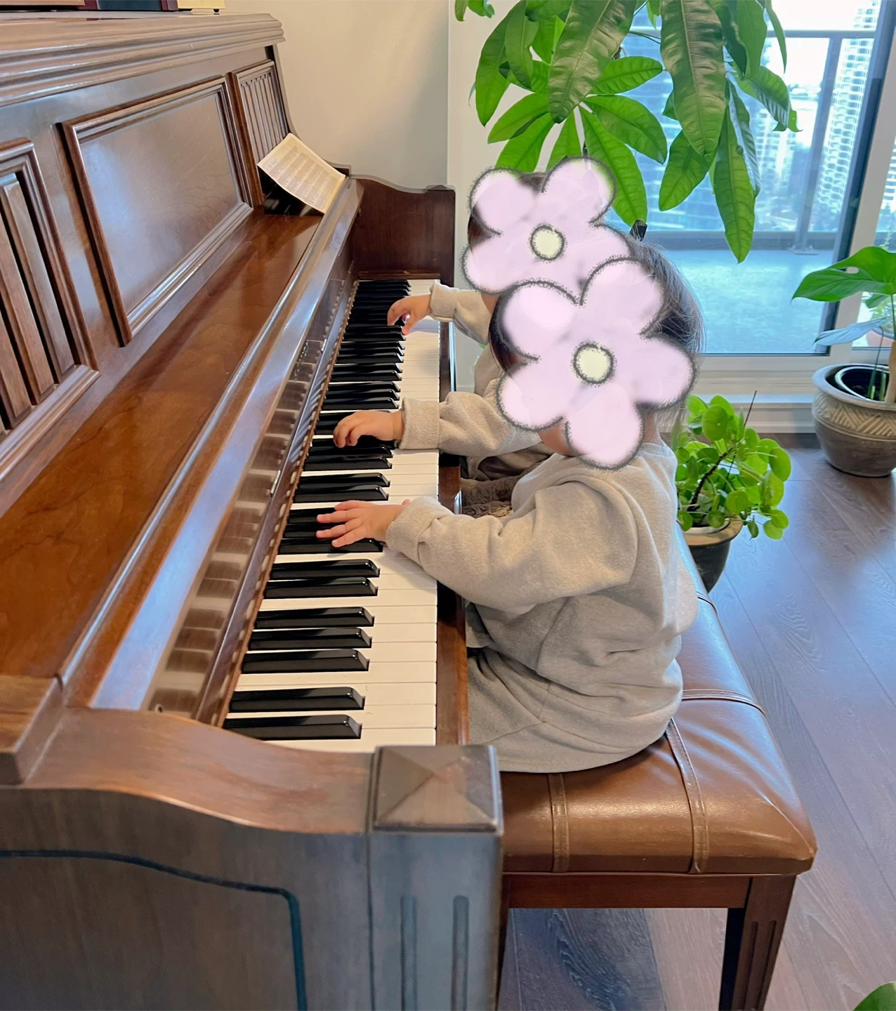 Samick Upright Piano with Bench - photo 4
