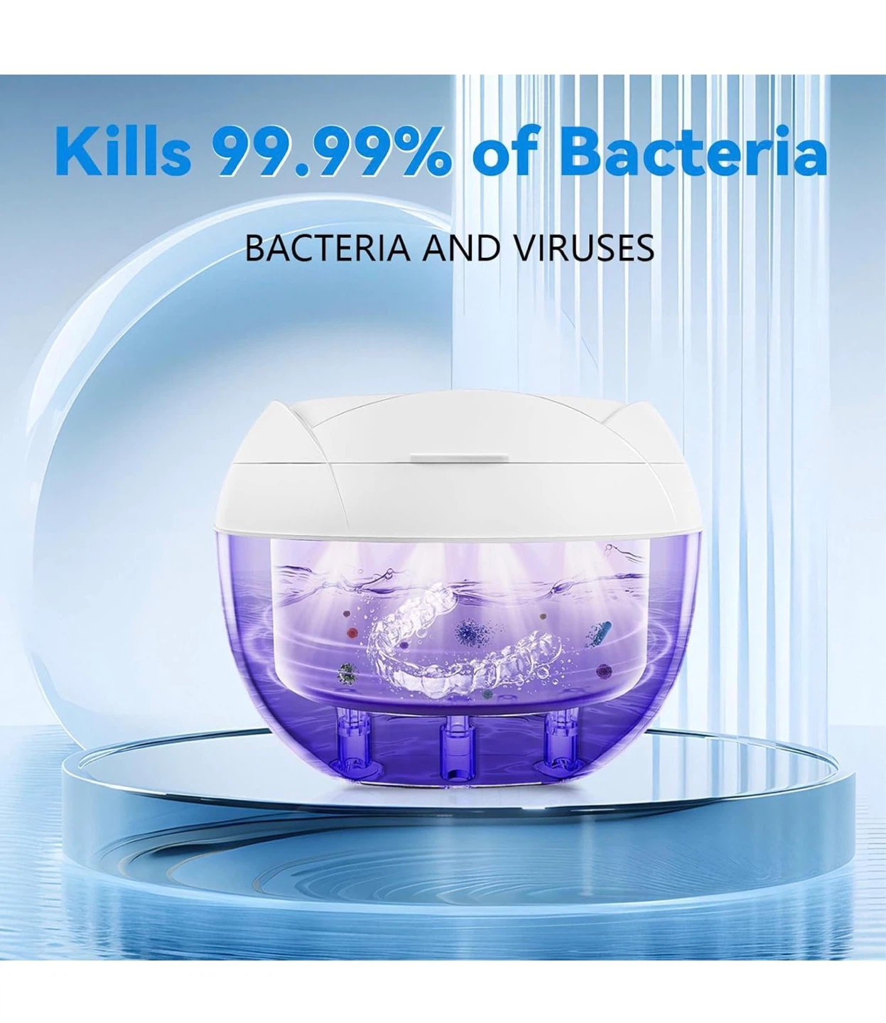 Ultrasonic Retainer Cleaner Machine with UV Sterilization UR1 - photo 3