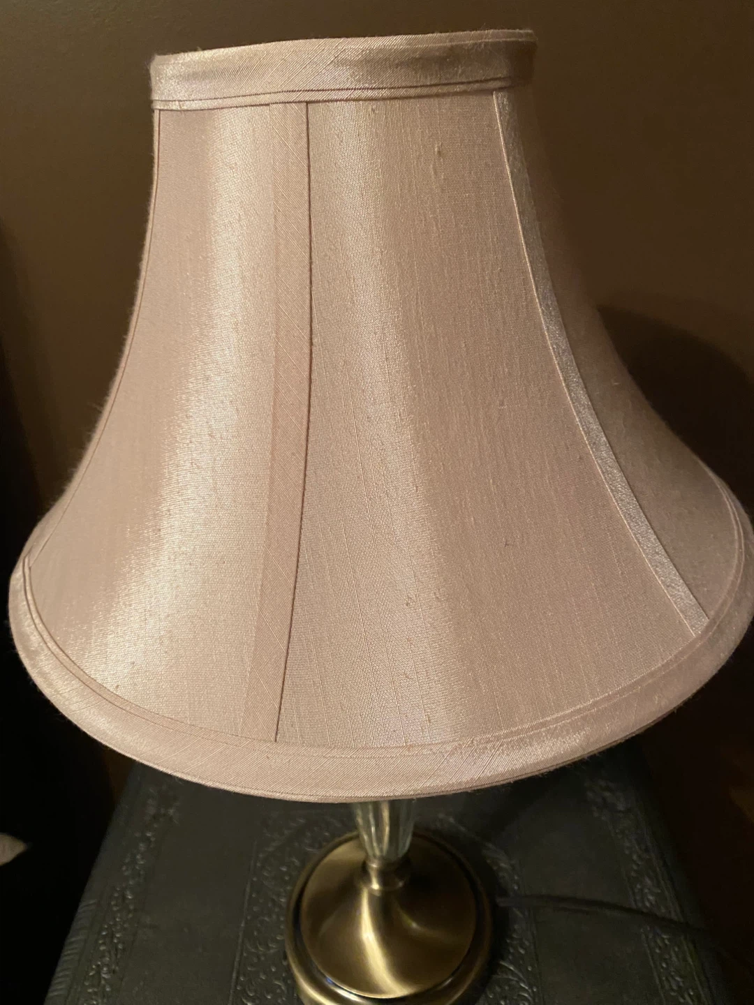 18” h Table Lamp with Crystal Base - photo 4