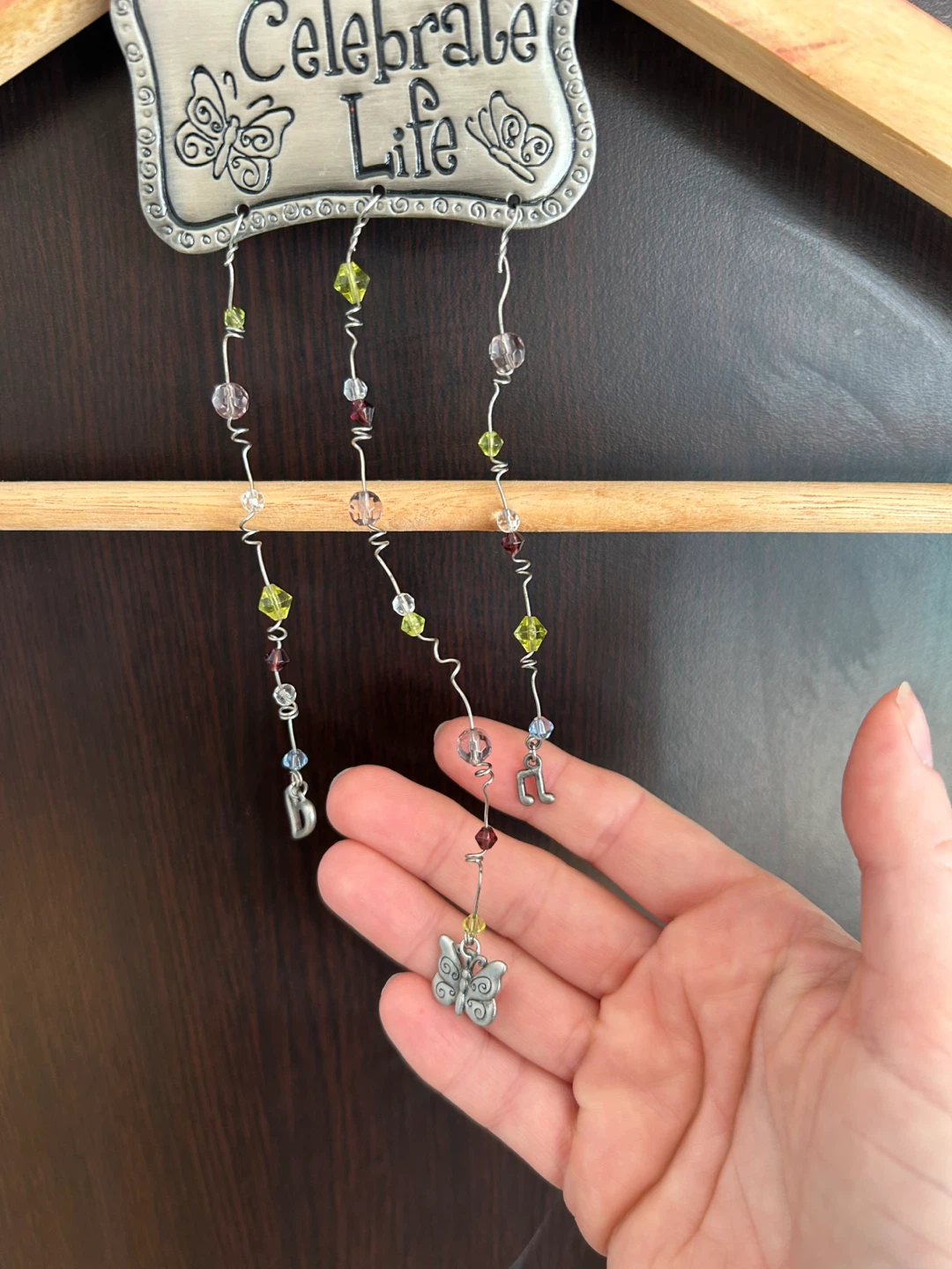 Celebrate Life Hanging Decor with Beads and Charms - photo 2