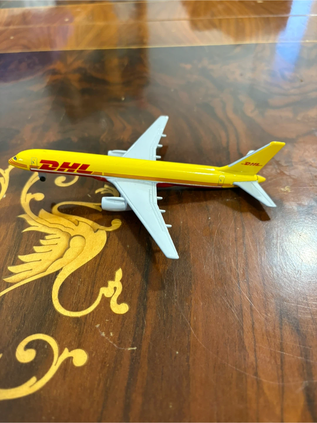 DHL Toy Airplane (Metal)