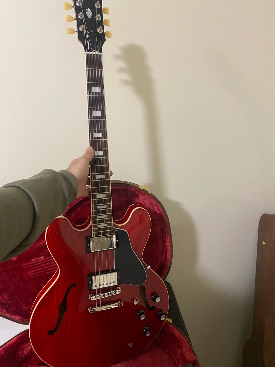 Gibson ES-335 Electric Guitar - Cherry Red - photo 2