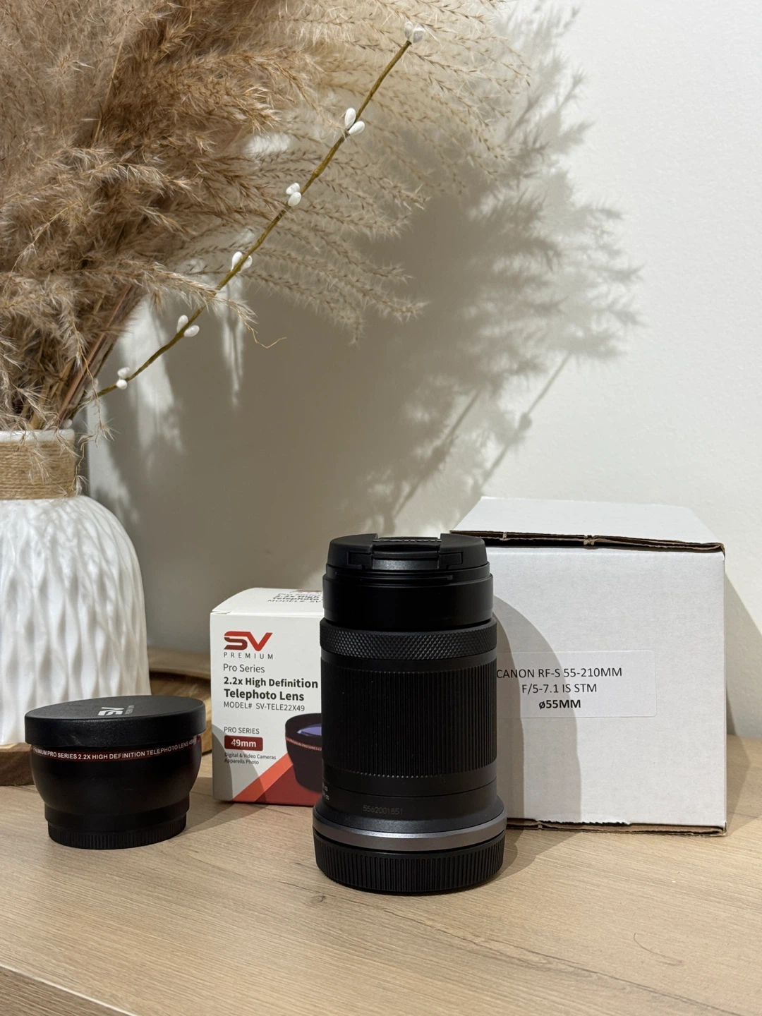 Canon RF 55-210mm f/5.7-7.1 IS STM Telephoto Lens