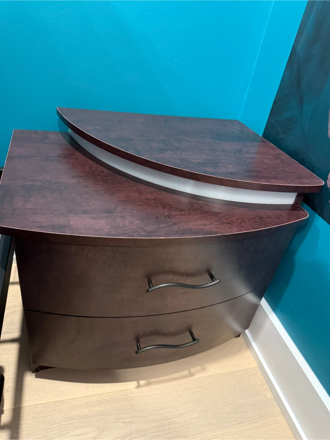 Curved Drawer Cabinet