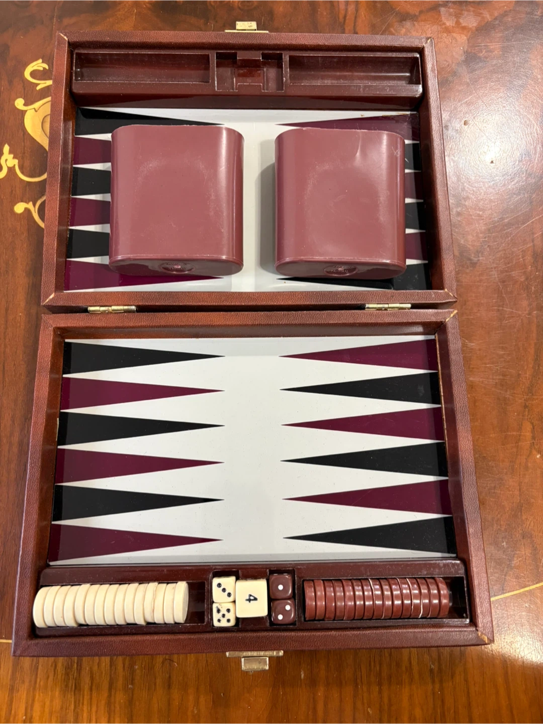 Vintage Magnetic Travel Backgammon Set