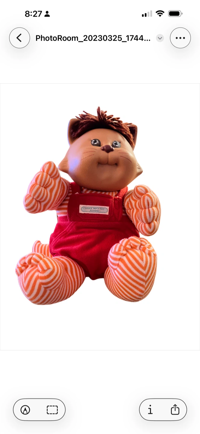 Cabbage Patch Koosa Cat - EUC