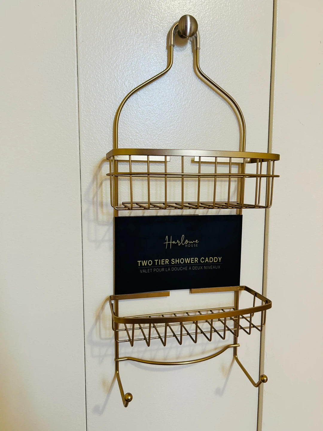 Shower Caddy Gold Tone ( RustProof,durable)