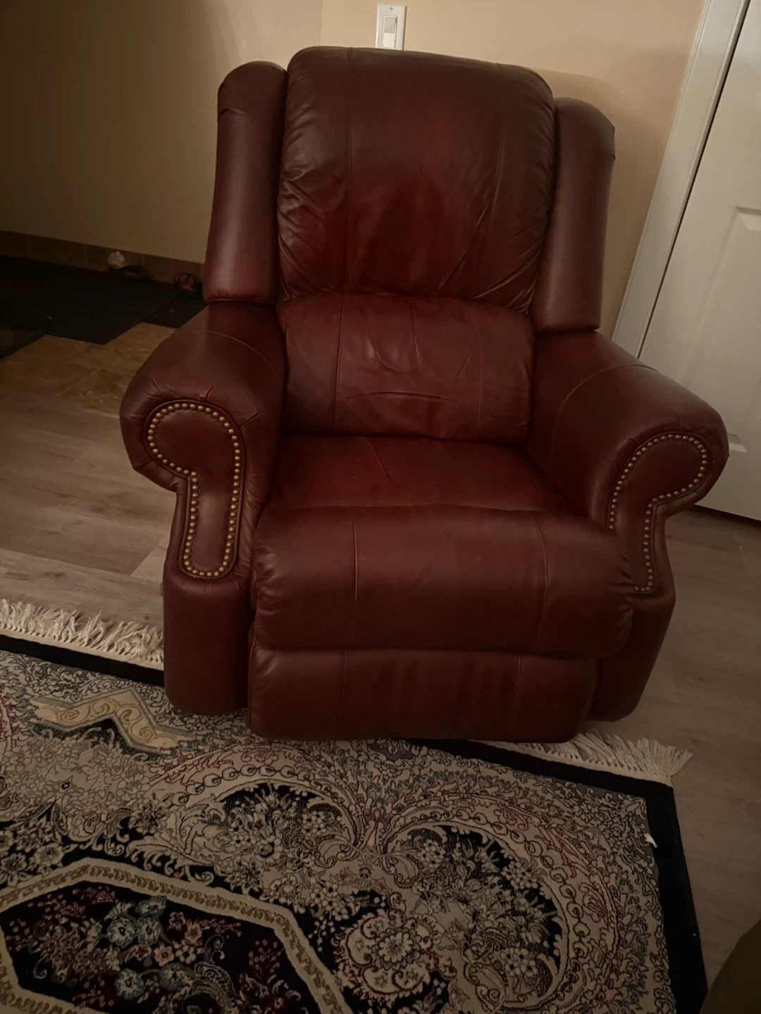 Lazyboy Leather rocking Recliner Chair price is obo - photo 3