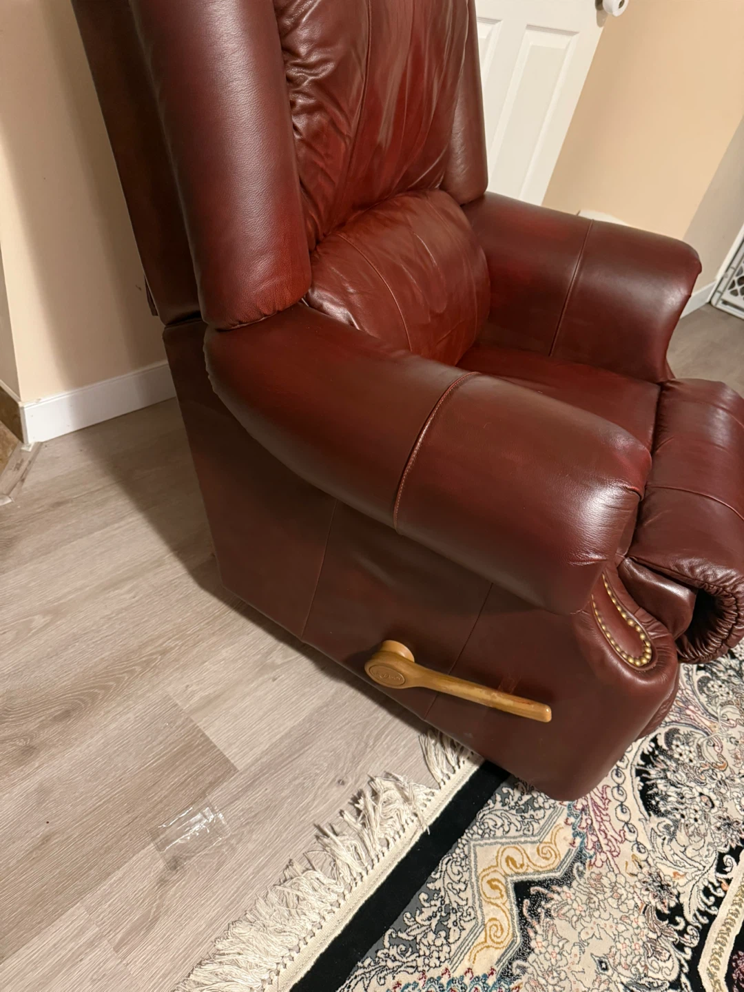 Lazyboy Leather rocking Recliner Chair price is obo