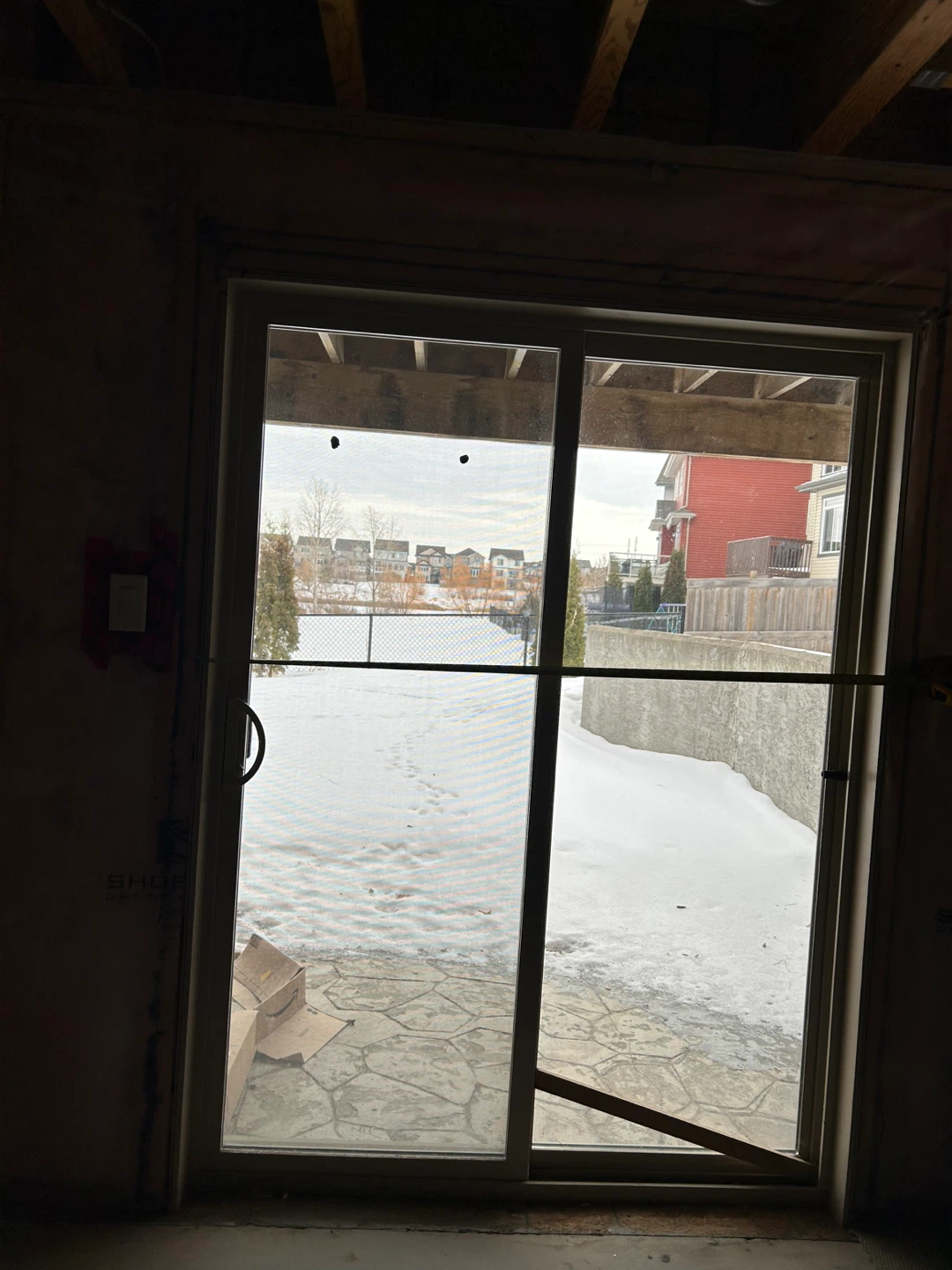 Sliding Patio Door with Screen