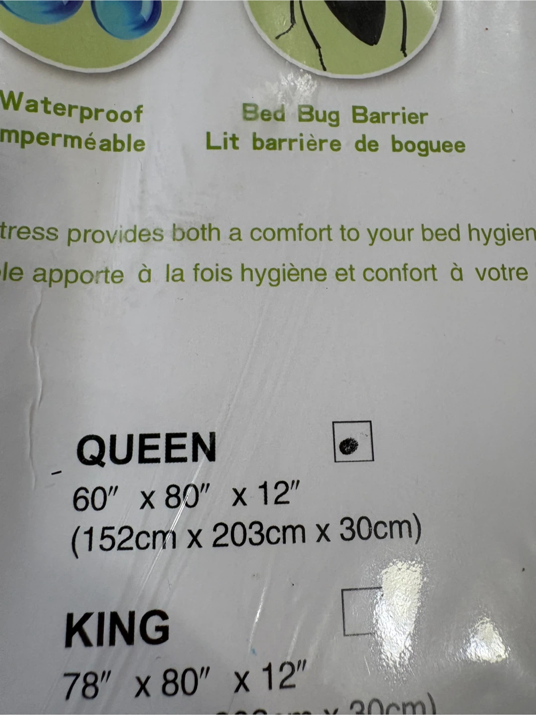 DELUXE POLYESTER WATERPROOF ZIPPERED QUEEN MATTRESS PROTECTOR - photo 4