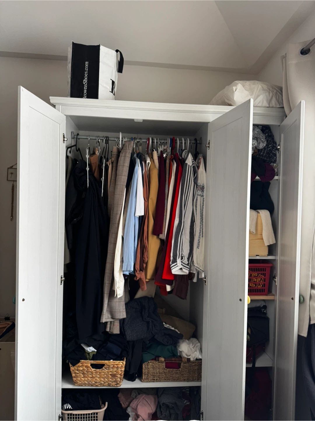 IKEA Brimnes Wardrobe with Mirror - photo 2