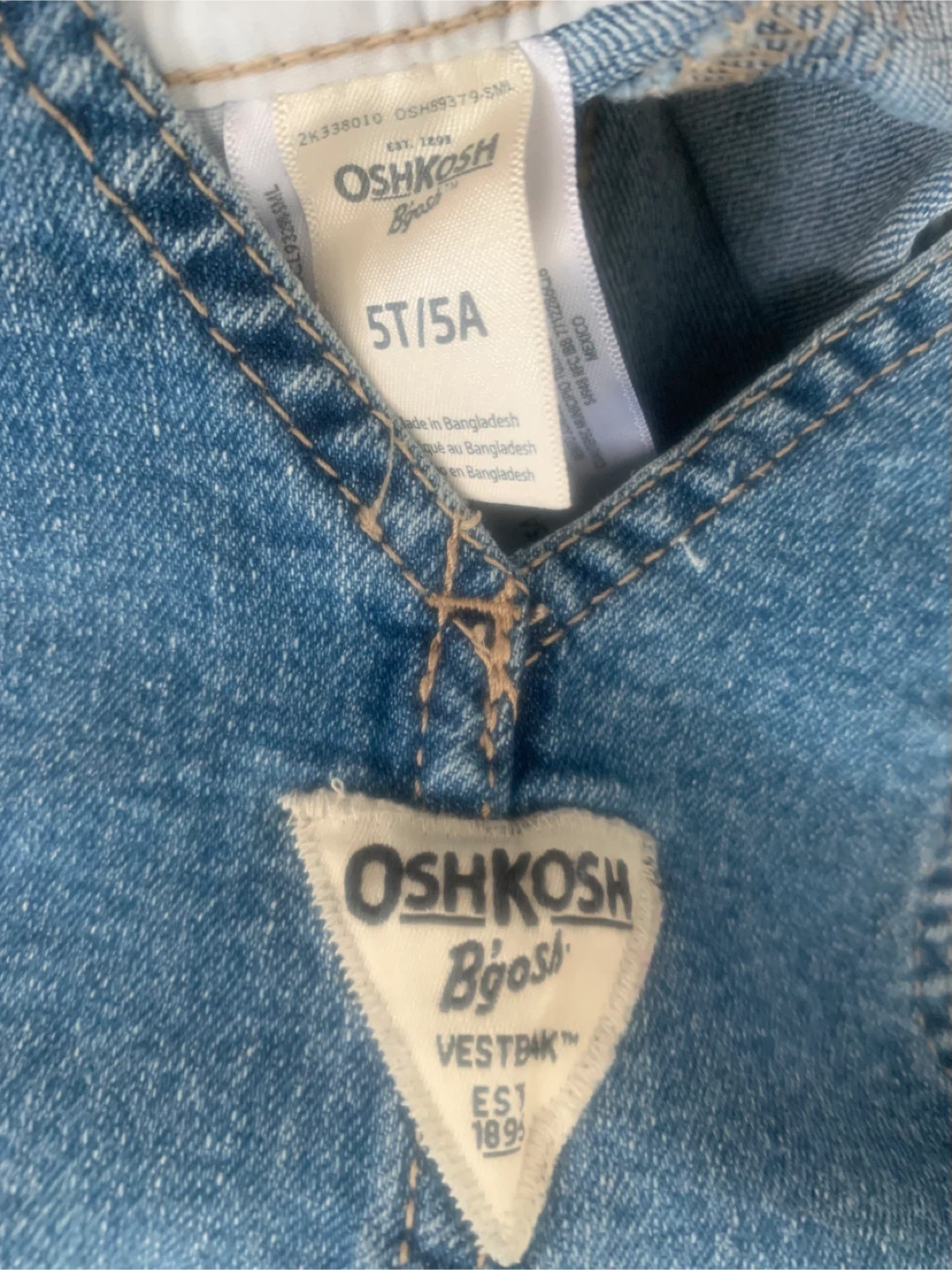 OshKosh B'gosh Denim Overalls & Jeans Set - Size 5T - photo 4