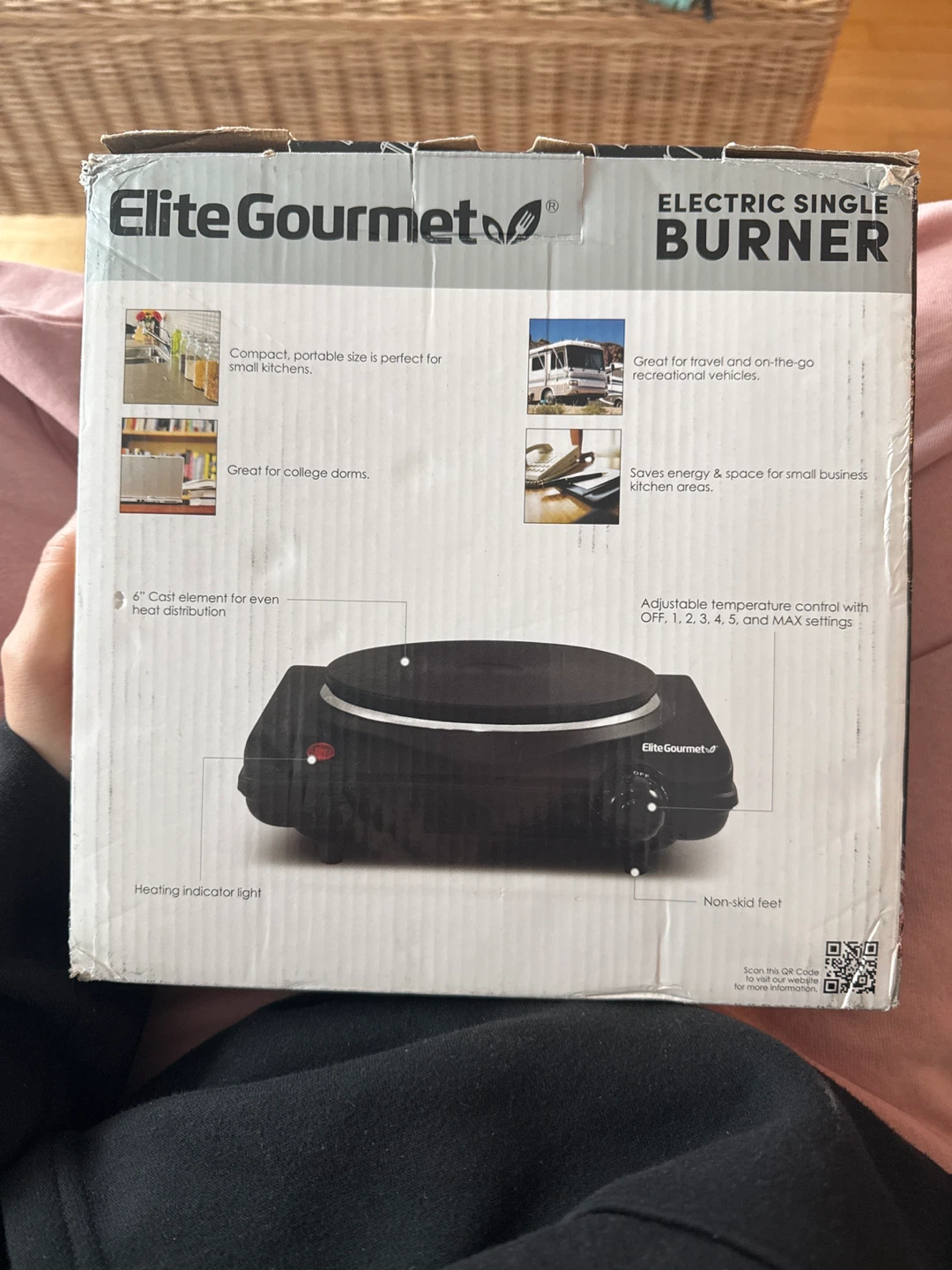 Elite Gourmet Electric Single Burner - photo 2