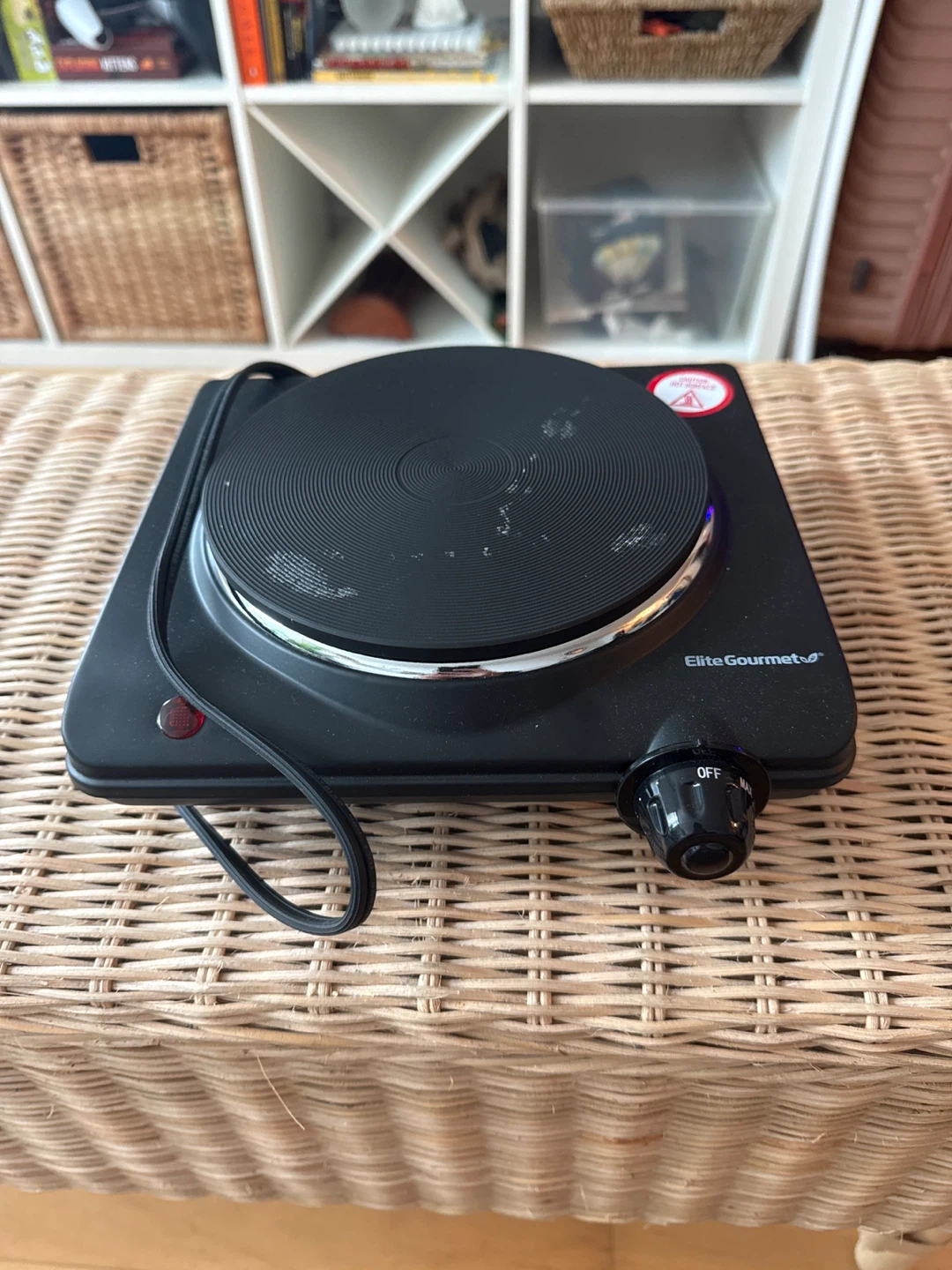 Elite Gourmet Electric Single Burner