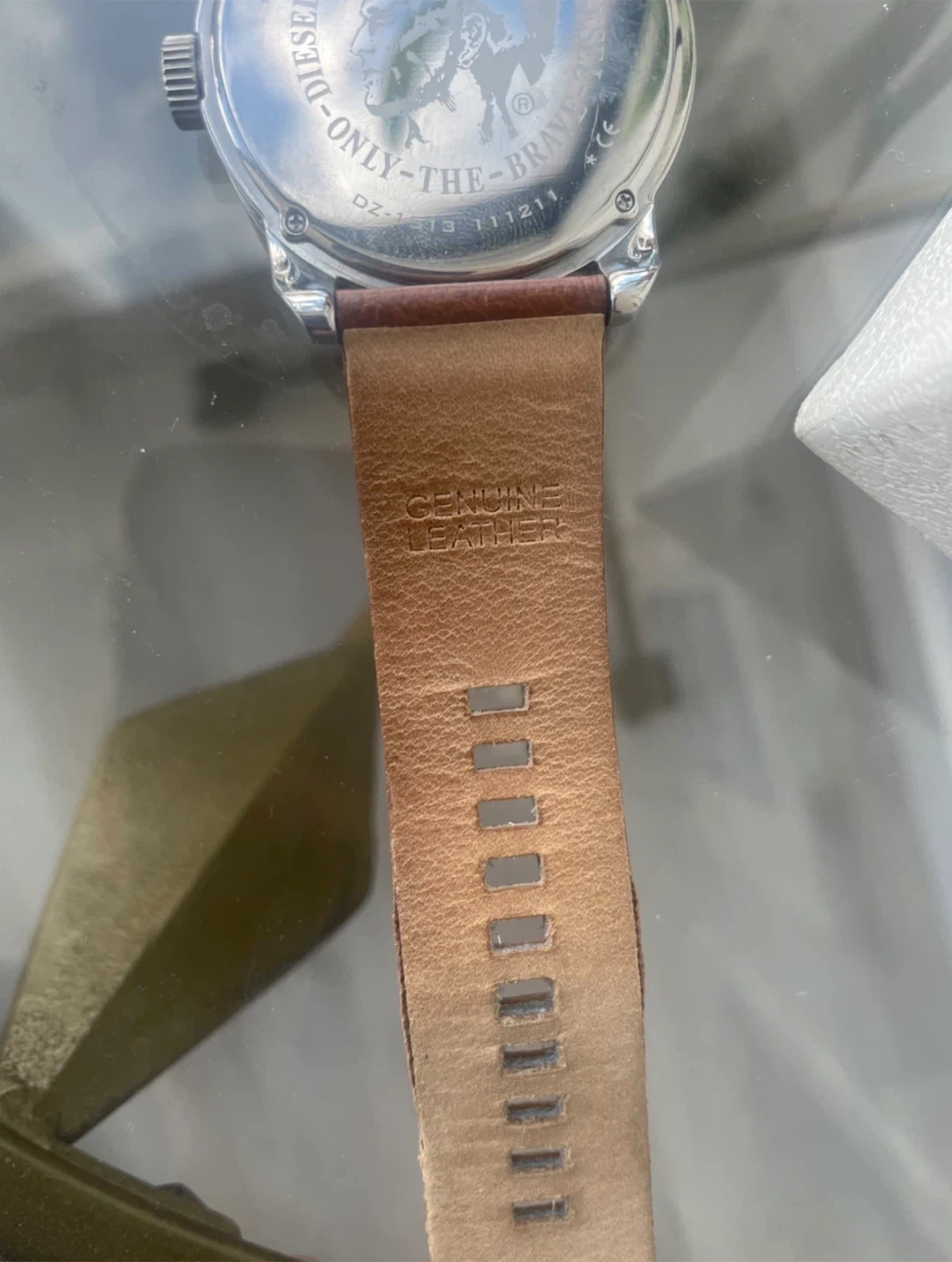 🥕Diesel Unisex Watch with Brown Leather Strap - photo 3