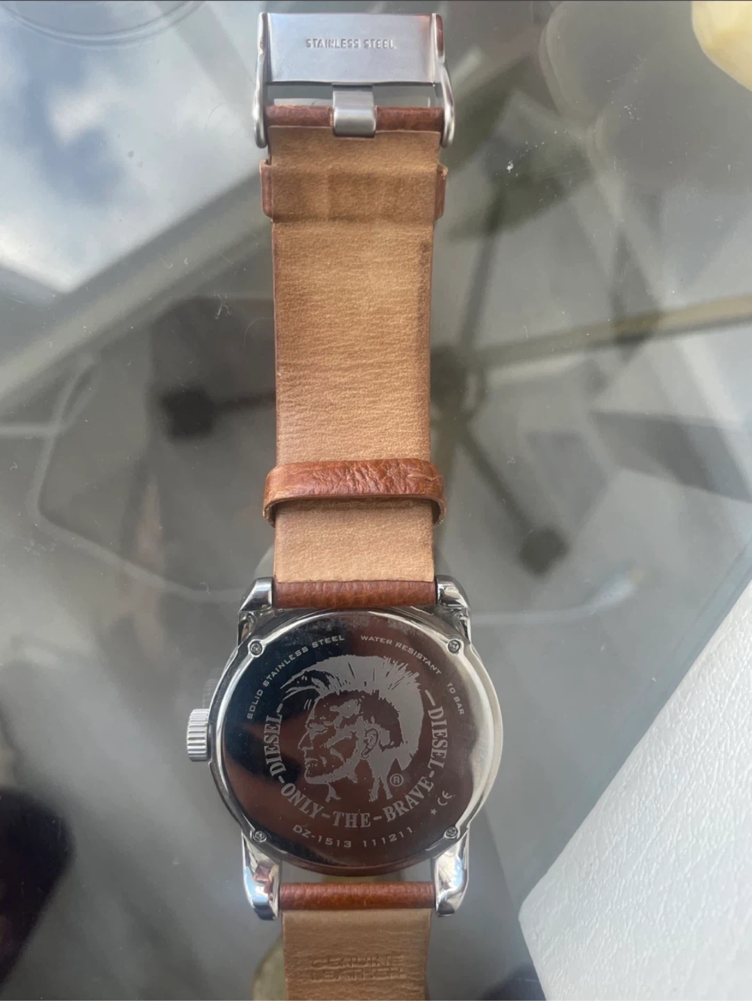 🥕Diesel Unisex Watch with Brown Leather Strap - photo 2