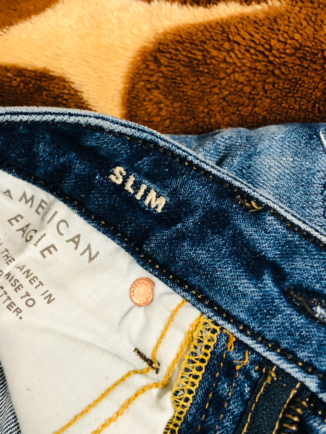 American Eagle Slim Fit Distressed Jeans