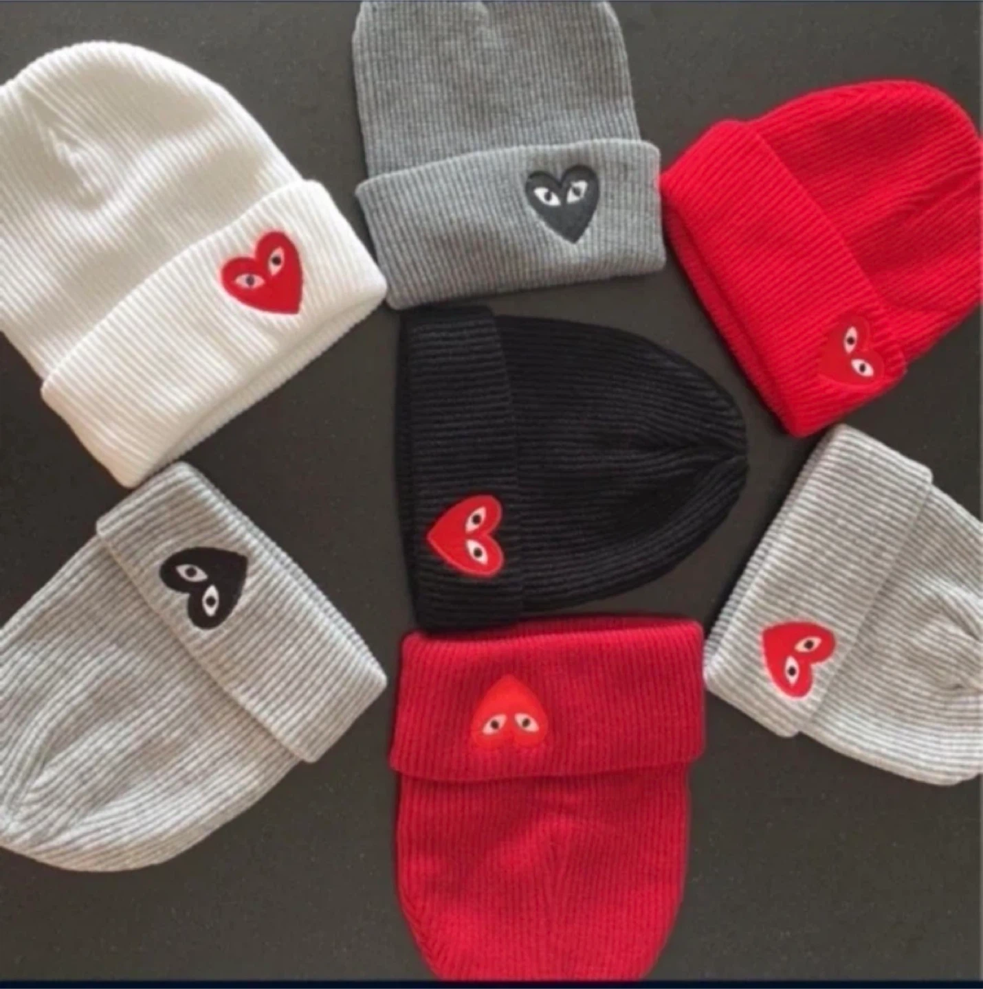 🥕Comme des Garçons PLAY Beanie- Various Colors