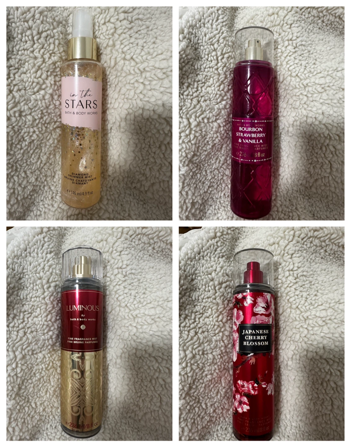 Bath & Body Works Fine Fragrance Mists