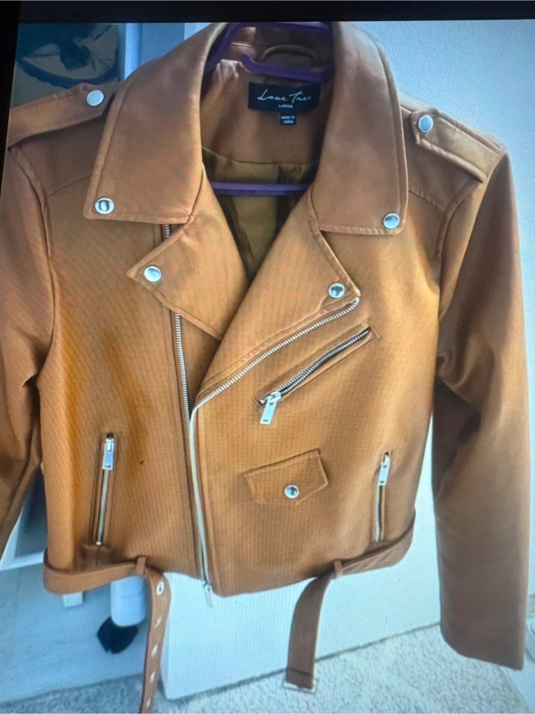 Veste en cuir vegan - photo 3