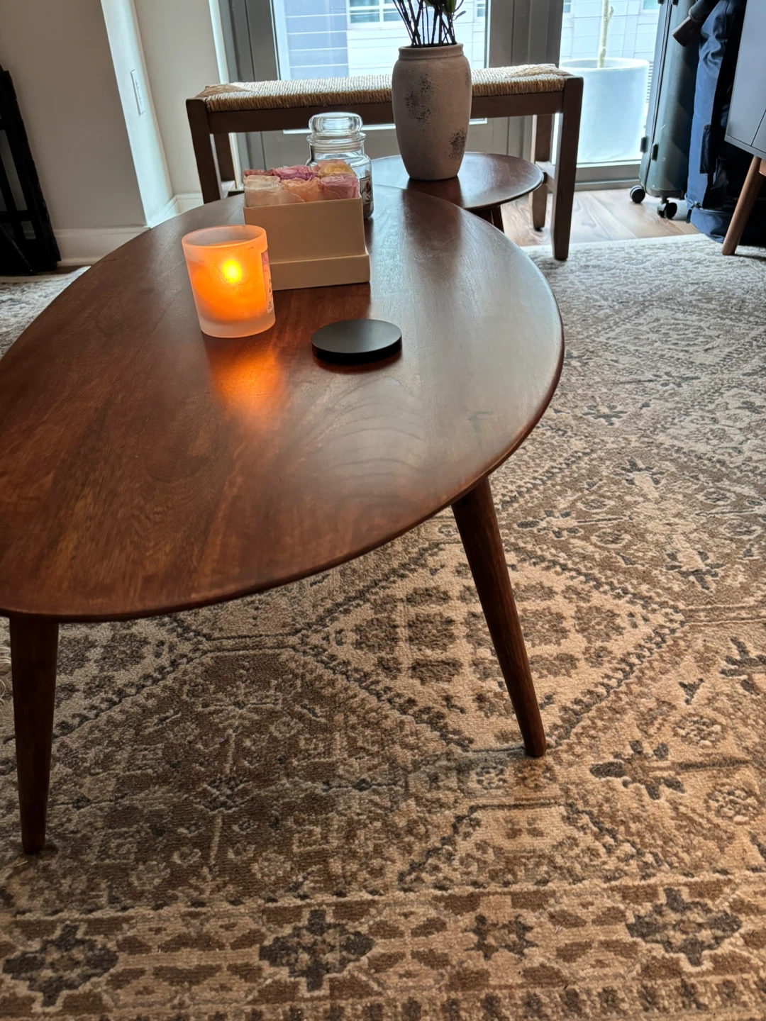 Zara Home walnut coffee table set - photo 2