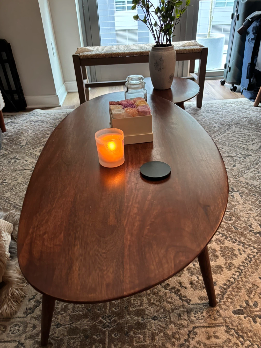 Zara Home walnut coffee table set - photo 5